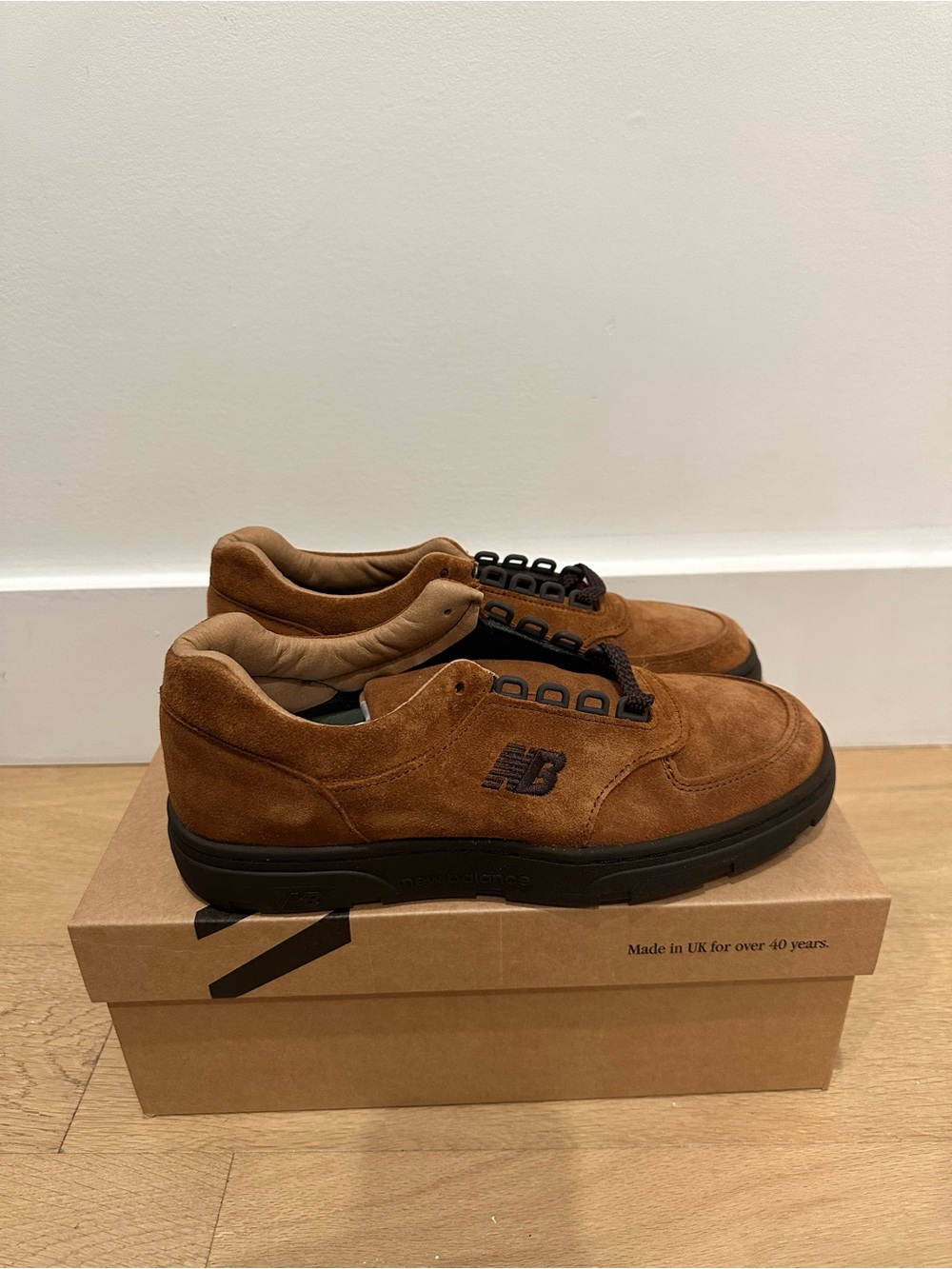 NIB New Balance Allerdale Made in England Sierra Brown Suede UADWTRB Men Size 7